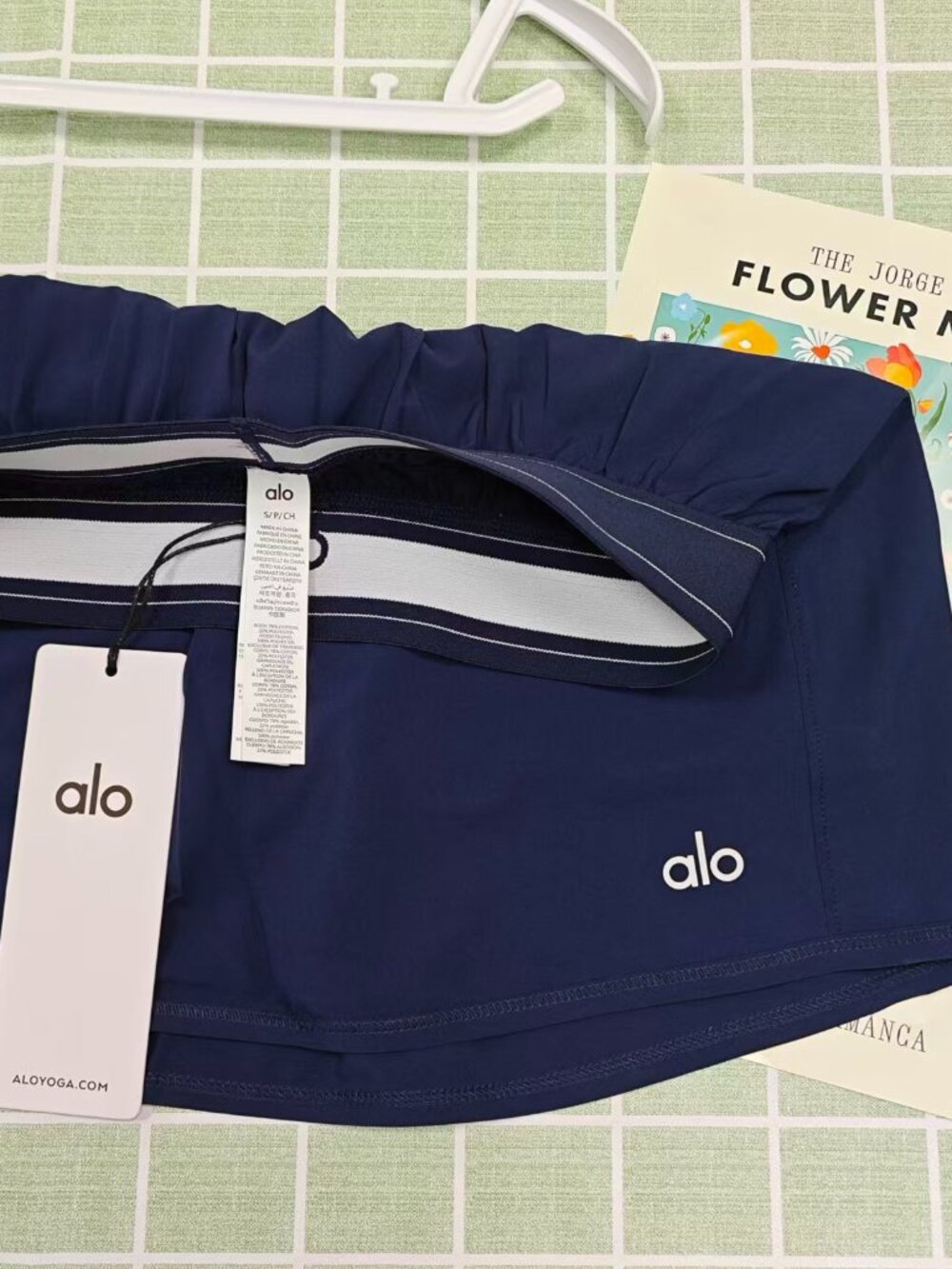 πAlo Yoga Match Point Tennis Skirt in Navy Blue ποΈββοΈ Brand New - Picture 4 of 7